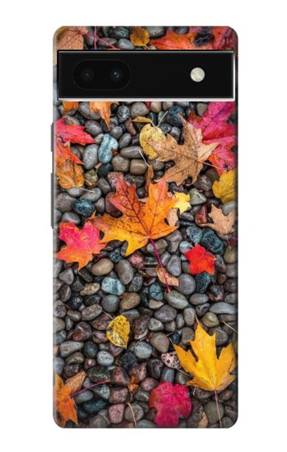W3889 Maple Leaf Hülle Schutzhülle Taschen und Leder Flip für Google Pixel 6a