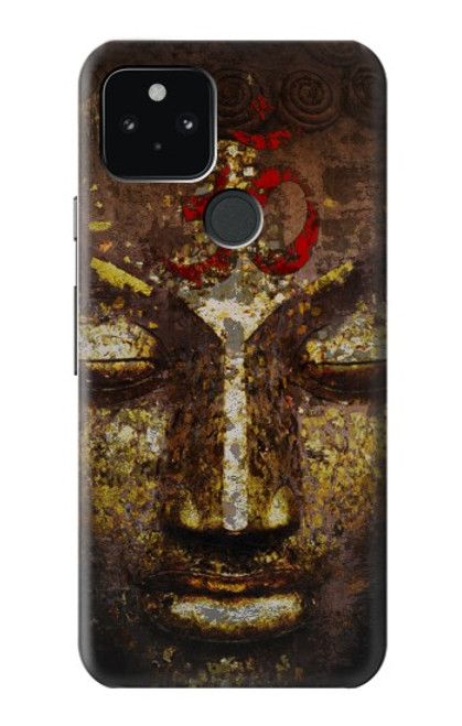 W3874 Buddha Face Ohm Symbol Hülle Schutzhülle Taschen und Leder Flip für Google Pixel 5