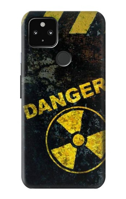 W3891 Nuclear Hazard Danger Hülle Schutzhülle Taschen und Leder Flip für Google Pixel 4a 5G