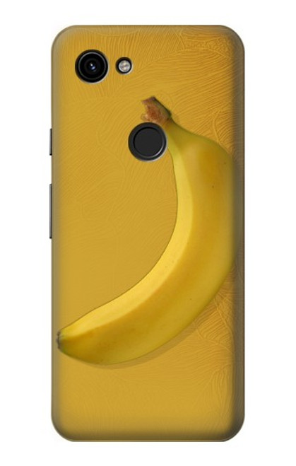 W3872 Banana Hülle Schutzhülle Taschen und Leder Flip für Google Pixel 3a
