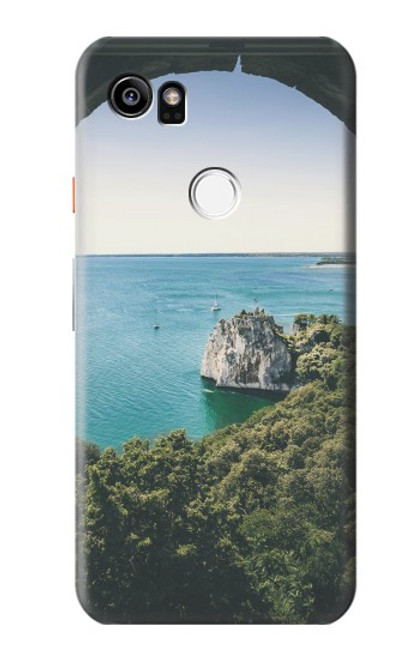 W3865 Europe Duino Beach Italy Hülle Schutzhülle Taschen und Leder Flip für Google Pixel 2 XL