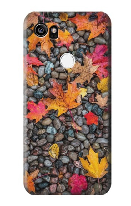 W3889 Maple Leaf Hülle Schutzhülle Taschen und Leder Flip für Google Pixel 2 XL
