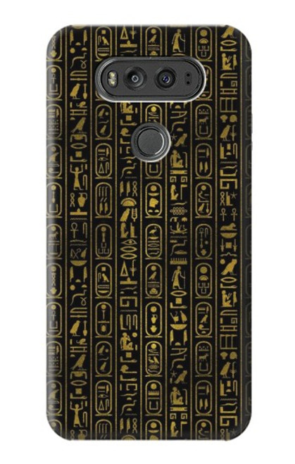 W3869 Ancient Egyptian Hieroglyphic Hülle Schutzhülle Taschen und Leder Flip für LG V20