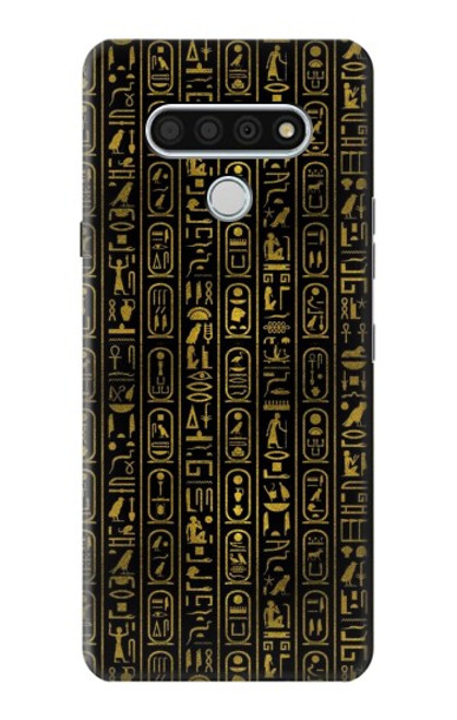 W3869 Ancient Egyptian Hieroglyphic Hülle Schutzhülle Taschen und Leder Flip für LG Stylo 6