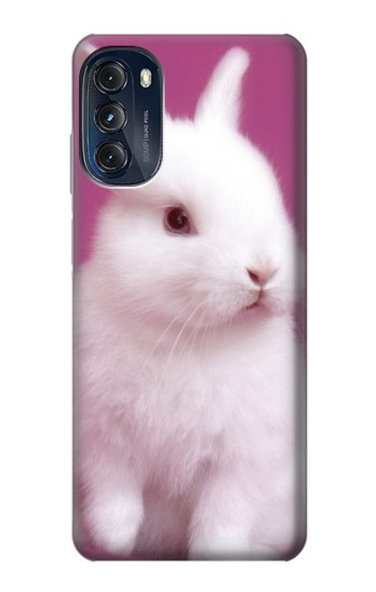 W3870 Cute Baby Bunny Hülle Schutzhülle Taschen und Leder Flip für Motorola Moto G (2022)