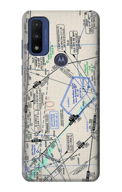 W3882 Flying Enroute Chart Hülle Schutzhülle Taschen und Leder Flip für Motorola G Pure