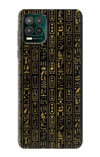 W3869 Ancient Egyptian Hieroglyphic Hülle Schutzhülle Taschen und Leder Flip für Motorola Moto G Stylus 5G