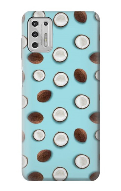 W3860 Coconut Dot Pattern Hülle Schutzhülle Taschen und Leder Flip für Motorola Moto G Stylus (2021)