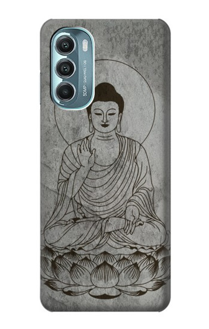 W3873 Buddha Line Art Hülle Schutzhülle Taschen und Leder Flip für Motorola Moto G Stylus 5G (2022)