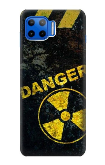 W3891 Nuclear Hazard Danger Hülle Schutzhülle Taschen und Leder Flip für Motorola Moto G 5G Plus