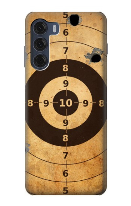 W3894 Paper Gun Shooting Target Hülle Schutzhülle Taschen und Leder Flip für Motorola Moto G200 5G