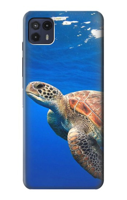 W3898 Sea Turtle Hülle Schutzhülle Taschen und Leder Flip für Motorola Moto G50 5G