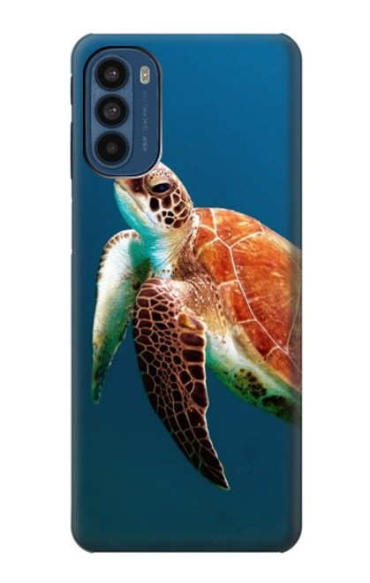 W3899 Sea Turtle Hülle Schutzhülle Taschen und Leder Flip für Motorola Moto G41