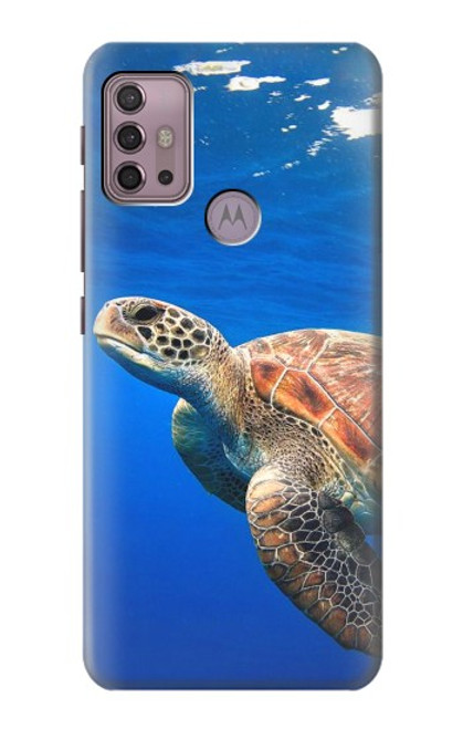 W3898 Sea Turtle Hülle Schutzhülle Taschen und Leder Flip für Motorola Moto G30, G20, G10