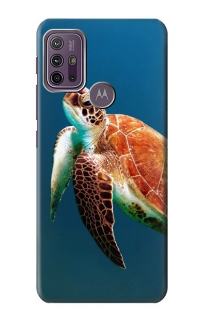 W3899 Sea Turtle Hülle Schutzhülle Taschen und Leder Flip für Motorola Moto G10 Power