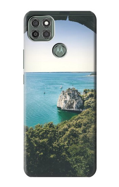 W3865 Europe Duino Beach Italy Hülle Schutzhülle Taschen und Leder Flip für Motorola Moto G9 Power