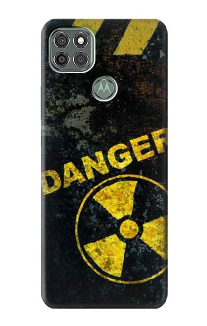 W3891 Nuclear Hazard Danger Hülle Schutzhülle Taschen und Leder Flip für Motorola Moto G9 Power