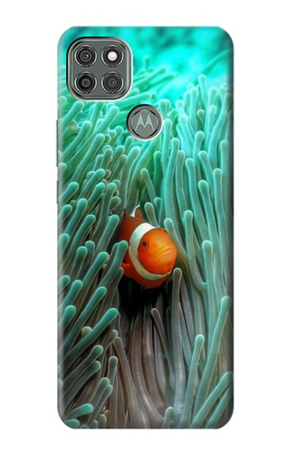 W3893 Ocellaris clownfish Hülle Schutzhülle Taschen und Leder Flip für Motorola Moto G9 Power