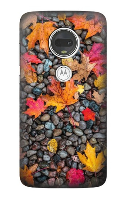 W3889 Maple Leaf Hülle Schutzhülle Taschen und Leder Flip für Motorola Moto G7, Moto G7 Plus