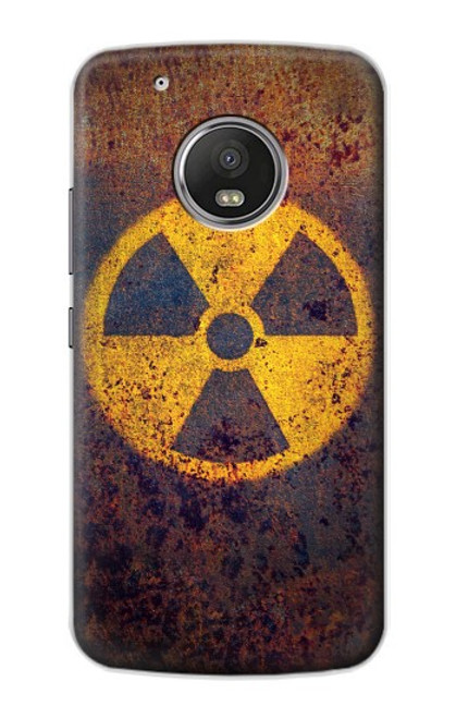 W3892 Nuclear Hazard Hülle Schutzhülle Taschen und Leder Flip für Motorola Moto G5 Plus