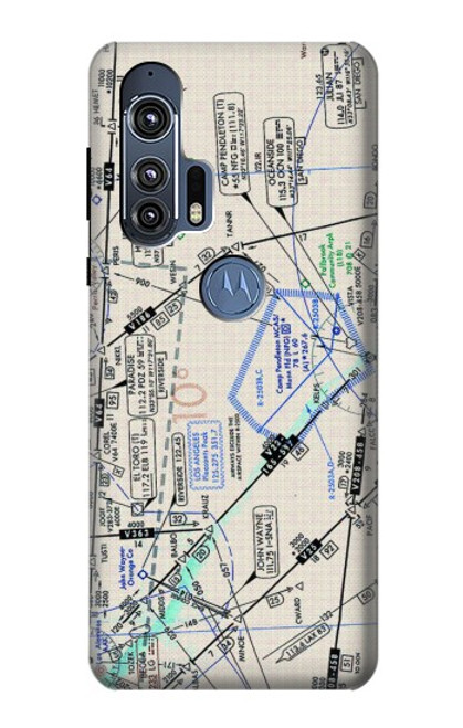 W3882 Flying Enroute Chart Hülle Schutzhülle Taschen und Leder Flip für Motorola Edge+