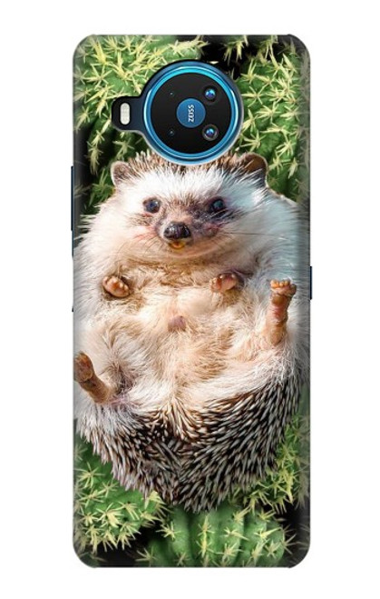 W3863 Pygmy Hedgehog Dwarf Hedgehog Paint Hülle Schutzhülle Taschen und Leder Flip für Nokia 8.3 5G