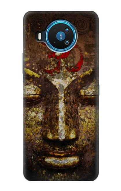 W3874 Buddha Face Ohm Symbol Hülle Schutzhülle Taschen und Leder Flip für Nokia 8.3 5G