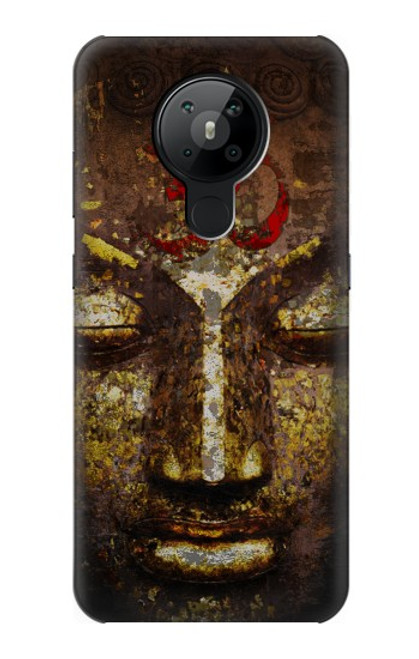 W3874 Buddha Face Ohm Symbol Hülle Schutzhülle Taschen und Leder Flip für Nokia 5.3