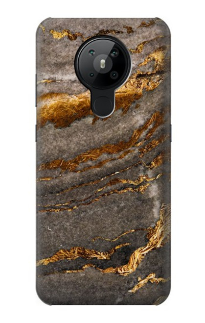 W3886 Gray Marble Rock Hülle Schutzhülle Taschen und Leder Flip für Nokia 5.3
