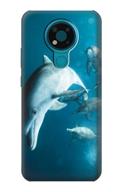 W3878 Dolphin Hülle Schutzhülle Taschen und Leder Flip für Nokia 3.4