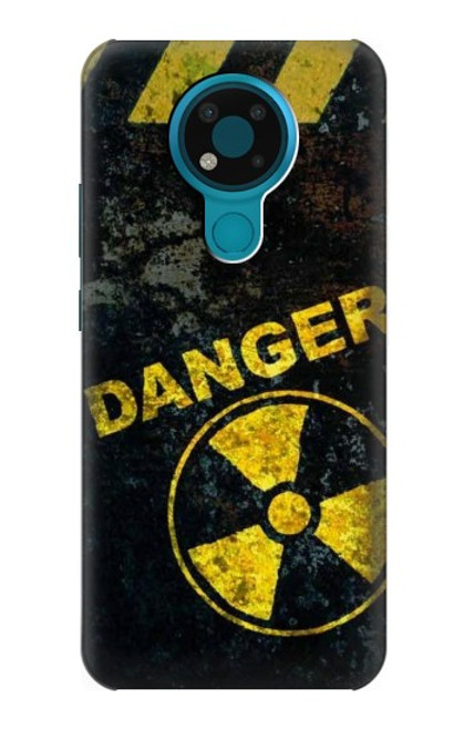 W3891 Nuclear Hazard Danger Hülle Schutzhülle Taschen und Leder Flip für Nokia 3.4