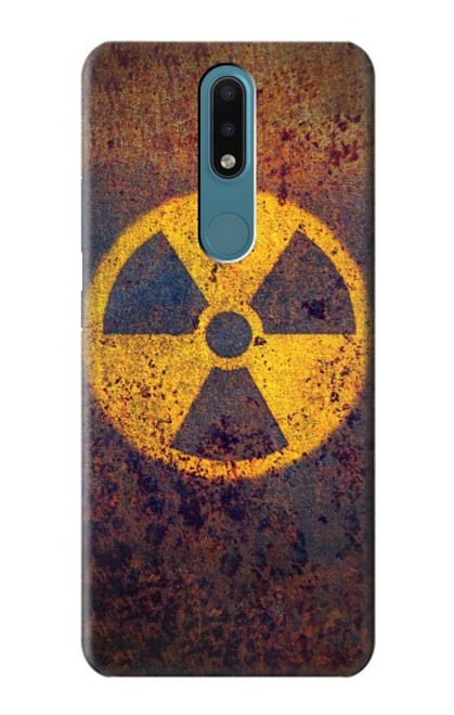 W3892 Nuclear Hazard Hülle Schutzhülle Taschen und Leder Flip für Nokia 2.4