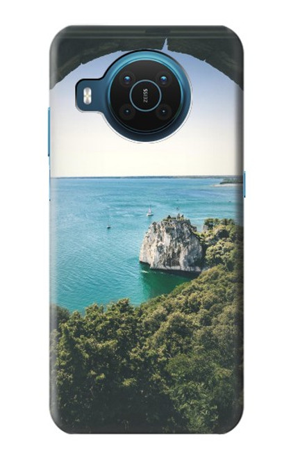 W3865 Europe Duino Beach Italy Hülle Schutzhülle Taschen und Leder Flip für Nokia X20