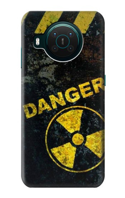 W3891 Nuclear Hazard Danger Hülle Schutzhülle Taschen und Leder Flip für Nokia X10