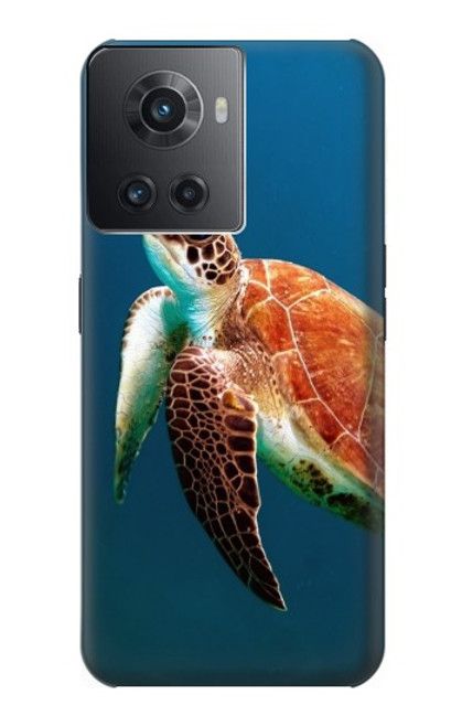 W3899 Sea Turtle Hülle Schutzhülle Taschen und Leder Flip für OnePlus Ace