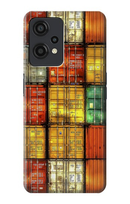 W3861 Colorful Container Block Hülle Schutzhülle Taschen und Leder Flip für OnePlus Nord CE 2 Lite 5G