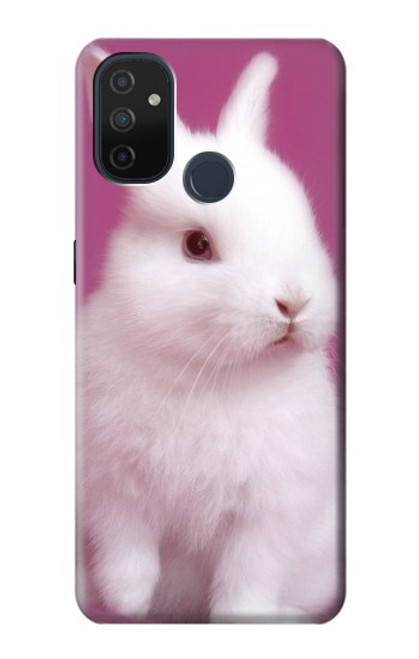 W3870 Cute Baby Bunny Hülle Schutzhülle Taschen und Leder Flip für OnePlus Nord N100