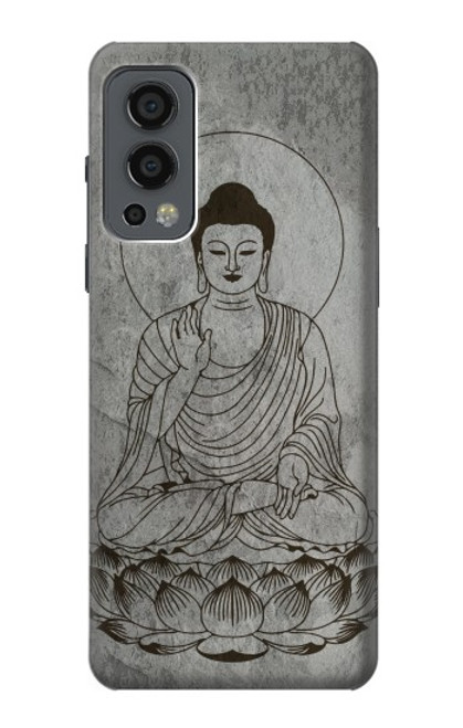 W3873 Buddha Line Art Hülle Schutzhülle Taschen und Leder Flip für OnePlus Nord 2 5G
