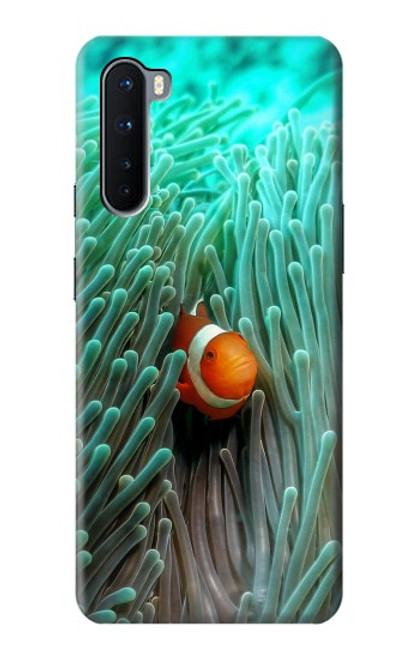 W3893 Ocellaris clownfish Hülle Schutzhülle Taschen und Leder Flip für OnePlus Nord