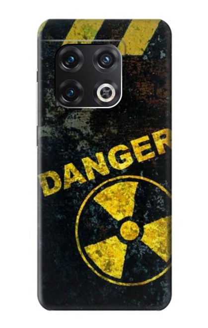 W3891 Nuclear Hazard Danger Hülle Schutzhülle Taschen und Leder Flip für OnePlus 10 Pro