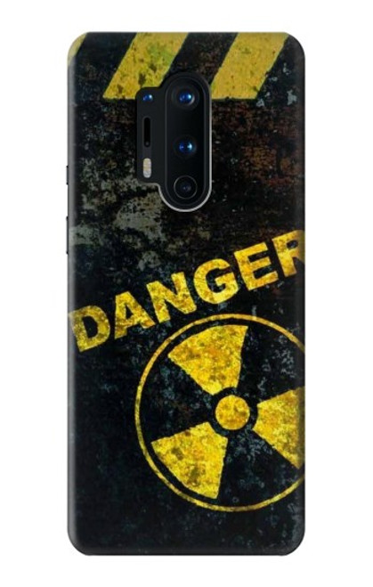 W3891 Nuclear Hazard Danger Hülle Schutzhülle Taschen und Leder Flip für OnePlus 8 Pro