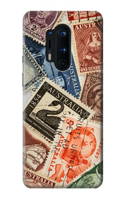 W3900 Stamps Hülle Schutzhülle Taschen und Leder Flip für OnePlus 8 Pro