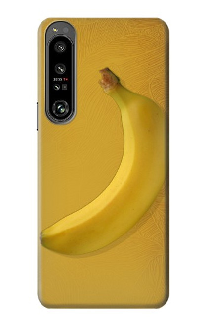 W3872 Banana Hülle Schutzhülle Taschen und Leder Flip für Sony Xperia 1 IV
