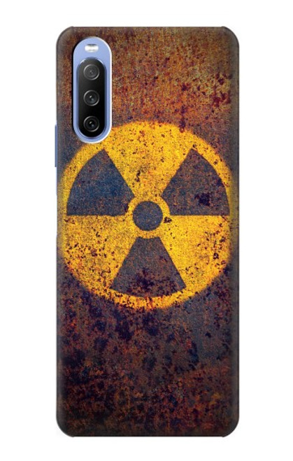 W3892 Nuclear Hazard Hülle Schutzhülle Taschen und Leder Flip für Sony Xperia 10 III Lite