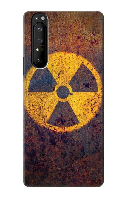 W3892 Nuclear Hazard Hülle Schutzhülle Taschen und Leder Flip für Sony Xperia 1 III