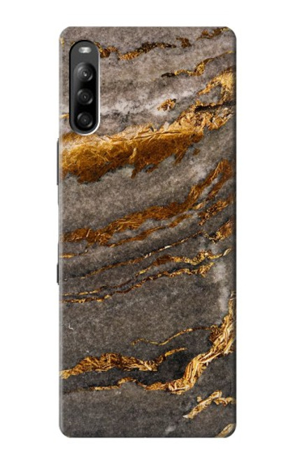 W3886 Gray Marble Rock Hülle Schutzhülle Taschen und Leder Flip für Sony Xperia L4