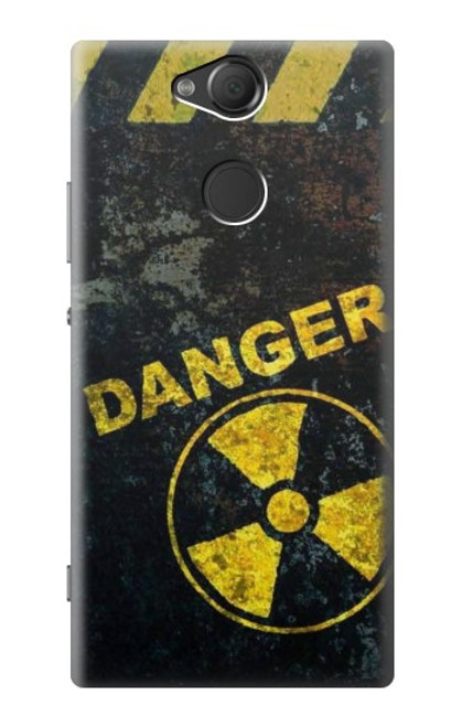 W3891 Nuclear Hazard Danger Hülle Schutzhülle Taschen und Leder Flip für Sony Xperia XA2