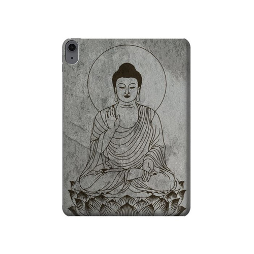W3873 Buddha Line Art Tablet Hülle Schutzhülle Taschen für iPad Air (2022,2020, 4th, 5th), iPad Pro 11 (2022, 6th)