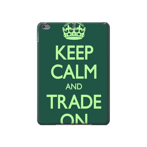 W3862 Keep Calm and Trade On Tablet Hülle Schutzhülle Taschen für iPad Pro 10.5, iPad Air (2019, 3rd)