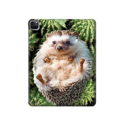 W3863 Pygmy Hedgehog Dwarf Hedgehog Paint Tablet Hülle Schutzhülle Taschen für iPad Pro 12.9 (2022,2021,2020,2018, 3rd, 4th, 5th, 6th)